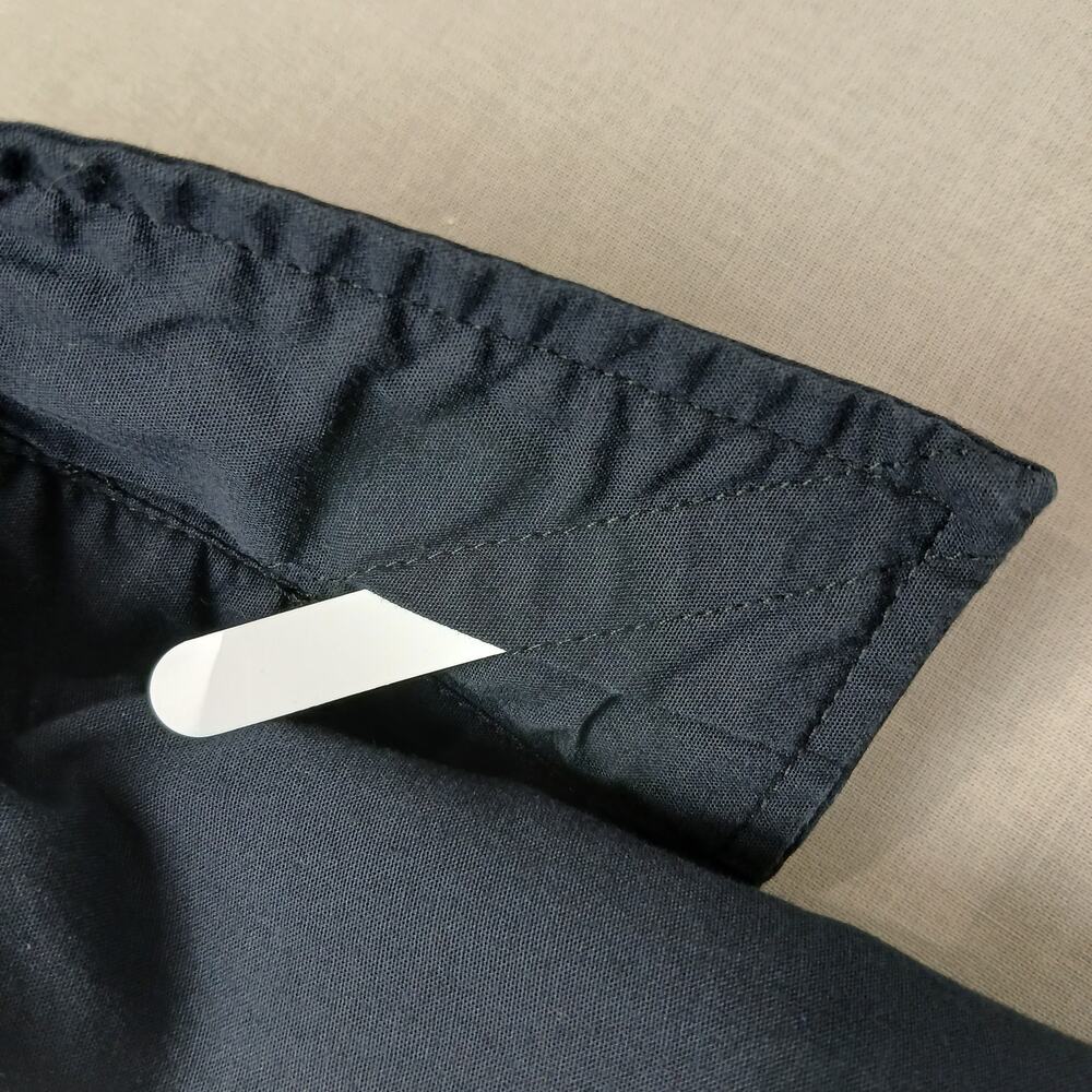 Alfani Black Dress Shirt Mens XXL long sleeve button front collar cotton blend - Picture 7 of 16